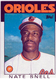1986 Topps Baseball Cards      521     Nate Snell